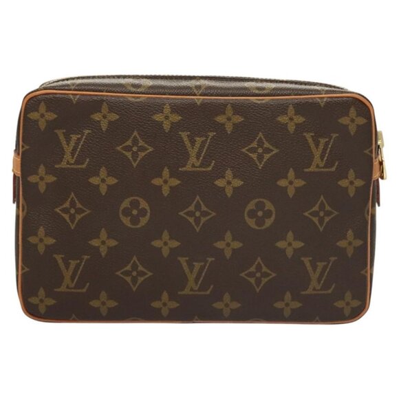 LOUIS VUITTON Monogram Compiegne 23 Clutch Bag M51847 LV Auth 119710 - Picture 2 of 16